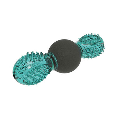 M-Pets Uranus Kauçuk Ödül Hazneli Köpek Oyuncağı Mavi 16,5x6x6 Cm - 2