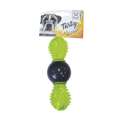 M-Pets Uranus Kauçuk Ödül Hazneli Köpek Oyuncağı Yeşil 16,5x6x6 Cm - 2