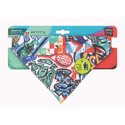 M-Pets Urban Style Freestyle Köpek Bandanası Large 38x66 Cm - 1