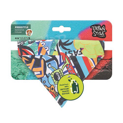 M-Pets Urban Style Freestyle Köpek Bandanası Small 13x33 Cm - M-Pets