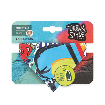 M-Pets Urban Style Freestyle Köpek Bandanası XS 15x25 Cm - 1