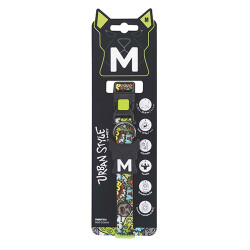 M-Pets Urban Style Freestyle Köpek Boyun Tasması Multicolor Medium 30,5x50,8 Cm - M-Pets