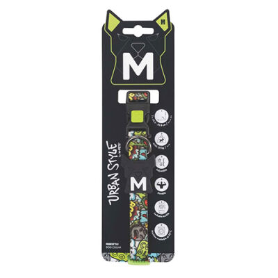 M-Pets Urban Style Freestyle Köpek Boyun Tasması Multicolor Medium 30,5x50,8 Cm - 1