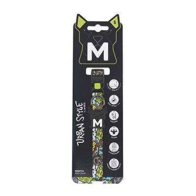 M-Pets Urban Style Freestyle Köpek Boyun Tasması Multicolor Small 22,9x35,6 Cm - 1