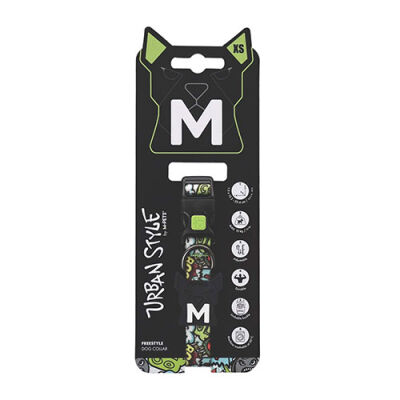 M-Pets Urban Style Freestyle Köpek Boyun Tasması Multicolor XSmall 15,2-25,4 Cm - 1