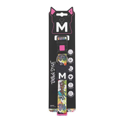 M-Pets Urban Style Graffiti Köpek Boyun Tasması Large 38,1x66 Cm - 1