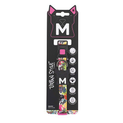 M-Pets Urban Style Graffiti Köpek Boyun Tasması Medium 30,5x50,8 Cm - M-Pets