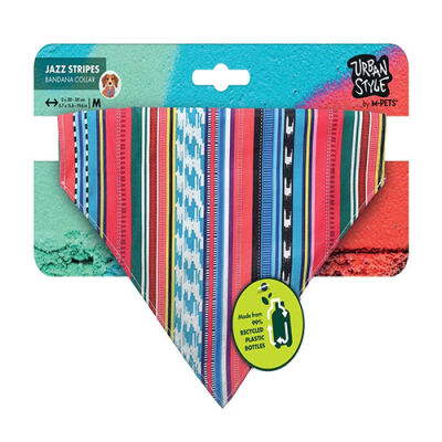 M-Pets Urban Style Jazz Bandana Köpek Boyun Tasması Medium 30-50 Cm - 1