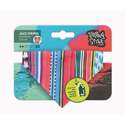 M-Pets Urban Style Jazz Bandana Köpek Boyun Tasması XS 15-25 Cm - 1