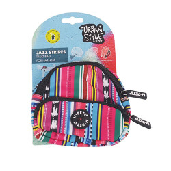 M-Pets Urban Style Jazz Stripes Köpek Ödül Taşıma Çantası 14x14x2 Cm - M-Pets