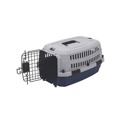 M-Pets Viaggio Carrier IATA Kedi ve Köpek Taşıma Çantası Mavi-Gri 68x47,6x42 Cm - 2