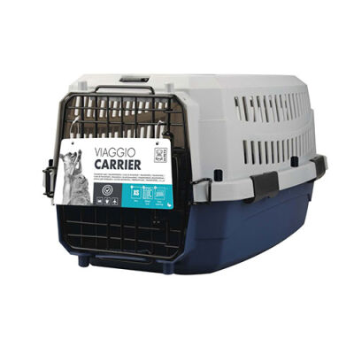 M-Pets Viaggio Carrier Iata Kedi ve Köpek Taşıma Çantası Lacivert 48,3x32x25,4 Cm - 1