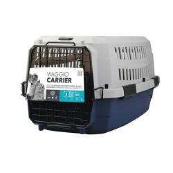 M-Pets Viaggio Carrier Lata Kedi ve Köpek Taşıma Çantası Lacivert 58,4x38,7x33 Cm - M-Pets