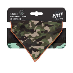 M-Pets Wild Jungle Bandana Kedi ve Köpek Boyun Tasması Small 13x9 Cm - M-Pets