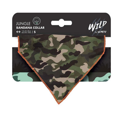 M-Pets Wild Jungle Bandana Kedi ve Köpek Boyun Tasması Small 13x9 Cm - 1