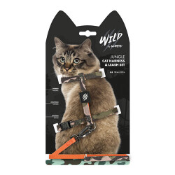M-Pets Wild Jungle Kedi Göğüs Tasması 120 Cm - M-Pets