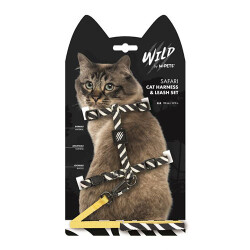 M-Pets Wild Safari Kedi Göğüs Tasması 120 Cm - M-Pets