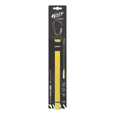 M-Pets Wild Safari Köpek Gezdirme Kayışı Sarı Large-XLarge 2x120 Cm - 1