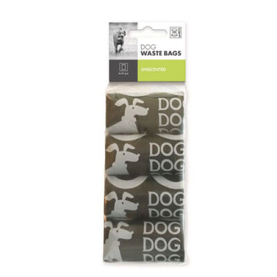 M-Pets Yaprak Desenli Köpek Dışkı Toplama Poşeti 4'lü - 1