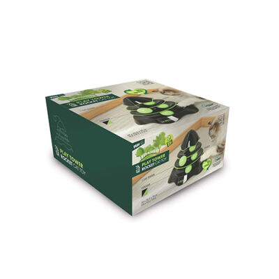 M-Pets Yaylı Rocket Kedi Oyuncağı Siyah 25 Cm - 2