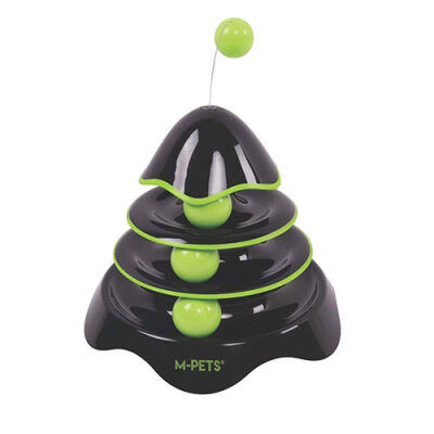 M-Pets Yaylı Rocket Kedi Oyuncağı Siyah 25 Cm - 1