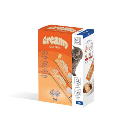 M-Pets Yengeçli Krema Kedi Ödül Maması 25x15 Gr - 1