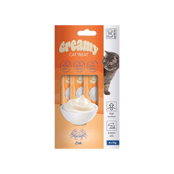 M-Pets Yengeçli Krema Kedi Ödül Maması 4x15 Gr - M-Pets