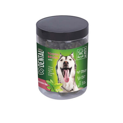 M-Pets Yeşil Çay Özlü Diş Sağlığı için Köpek Ödülü Mini 200 Gr - 1
