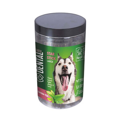 M-Pets Yeşil Çaylı Diş Sağlığı için Köpek Ödülü Large 510 Gr - 1