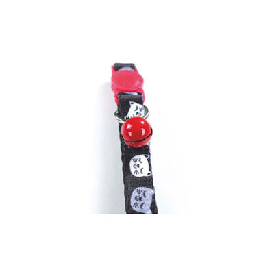 M-Pets Zany Zilli Kedi Boyun Tasması Kırmızı-Siyah 20-30 Cm - 3