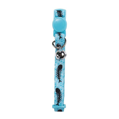 M-Pets Zany Zilli Kedi Boyun Tasması Mavi-Lacivert 20-30 Cm - 3