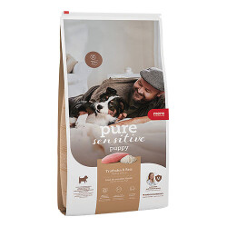 Mera Pure Sensitive Puppy Hindili ve Pirinçli Yavru Köpek Maması 4 Kg - Mera