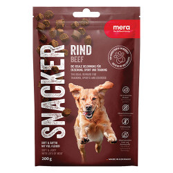 Mera Snacker Sığır Etli Yumuşak Tahılsız Köpek Ödül Maması 200 Gr - Mera