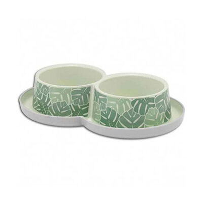 Moderna Eden Trendy Runner Kedi Plastik Mama ve Su Kabı 2x350ml - 1
