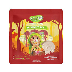 Moochie Tavuklu Havuçlu ve Balkabaklı Sıvı Kedi Ödül Maması 25x15 Gr - Moochie