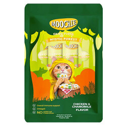 Moochie Tavuklu ve Papatyalı Sıvı Kedi Ödül Maması 5x15 Gr - Moochie