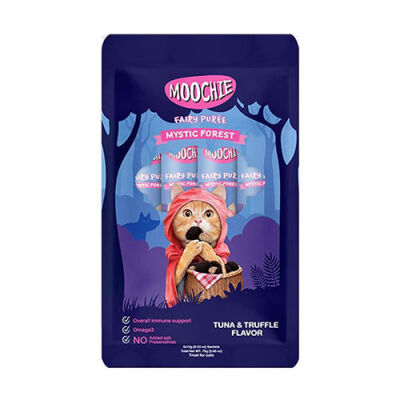 Moochie Ton Balıklı ve Mantarlı Sıvı Kedi Ödül Maması 5x15 Gr - 1