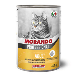 Morando Professional Tavuklu ve Hindili Yetişkin Kedi Konservesi 405 Gr - Morando
