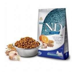 N&D Ocean Morina Balıklı Portakallı Küçük Irk Düşük Tahıllı Yetişkin Köpek Maması 7 Kg - ND