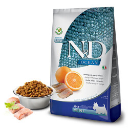 N&D Ocean Ringa Balıklı Tahılsız Küçük Irk Yetişkin Köpek Maması 7 kg - ND