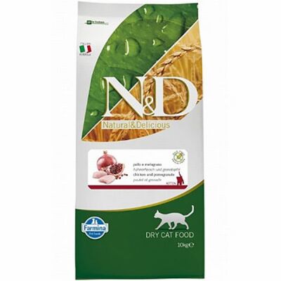 N&D Prime Kitten Tavuklu Narlı Tahılsız Yavru Kedi Maması 10 Kg - 1
