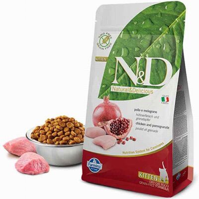 N&D Prime Kitten Tavuklu Narlı Tahılsız Yavru Kedi Maması 5 Kg - 1