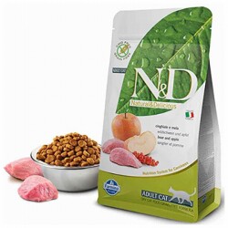 N&D Prime Yaban Domuzlu Elmalı Tahılsız Yetişkin Kedi Maması 5 Kg - ND