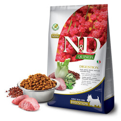 N&D Quinoa Digestion Kuzu Etli Küçük Irk Yetişkin Köpek Maması 2,5 kg - ND