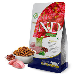 N&D Quinoa Digestion Kuzu Etli ve Kinoalı Tahılsız Yetişkin Kedi Maması 1,5 kg - ND