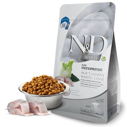 N&D White Levrekli ve Spirulinalı Küçük Irk Yavru Köpek Maması 1,5 kg - ND