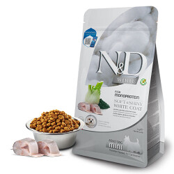 N&D White Levrekli ve Spirulinalı Küçük Irk Yetişkin Köpek Maması 2 kg - ND