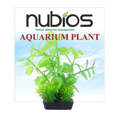 Nubios Plastik Bitki Kare Tabanlı Tekli Karton 10 Cm - 1