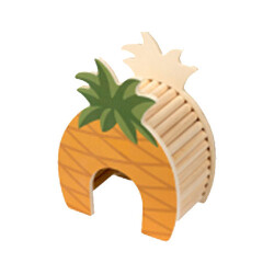 Pawise Ahşap Kemirgen Yuvası Ananas Şekilli - Pawise