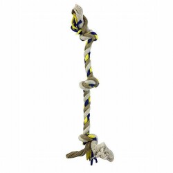 Pawise Floss Tugger 3 Düğümlü İp Köpek Oyuncağı 30 Cm - Pawise